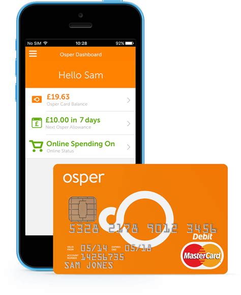 osper debit card for kids